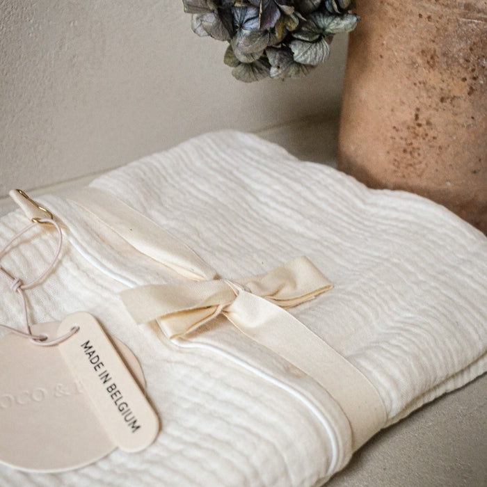 Charlie Cream Changing Mat Cover