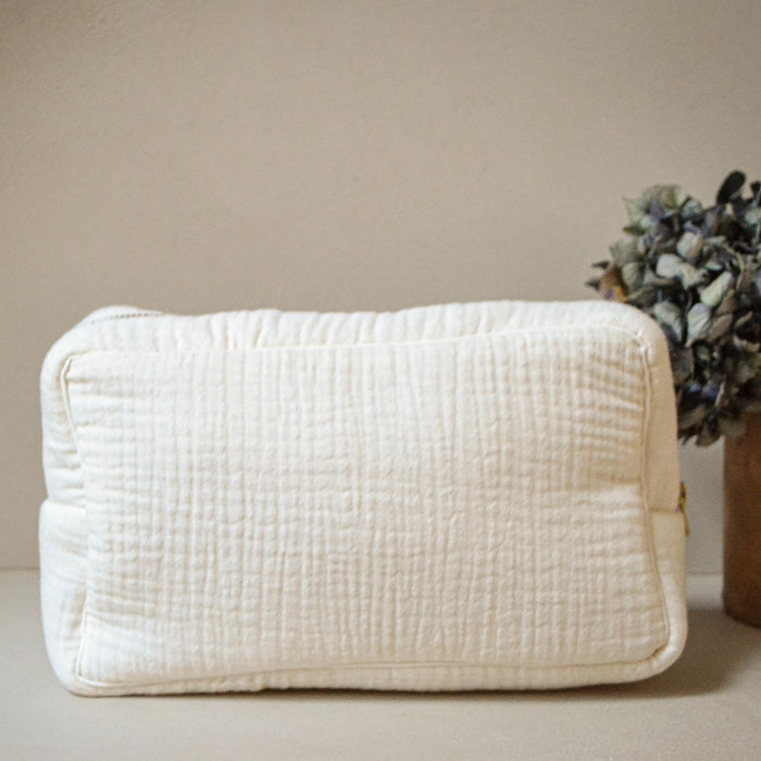 Charlie Cream Toilet Bag