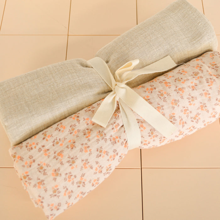 Julia muslin swaddles - 2 pack