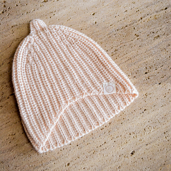 Hat woolmix - Cream pink