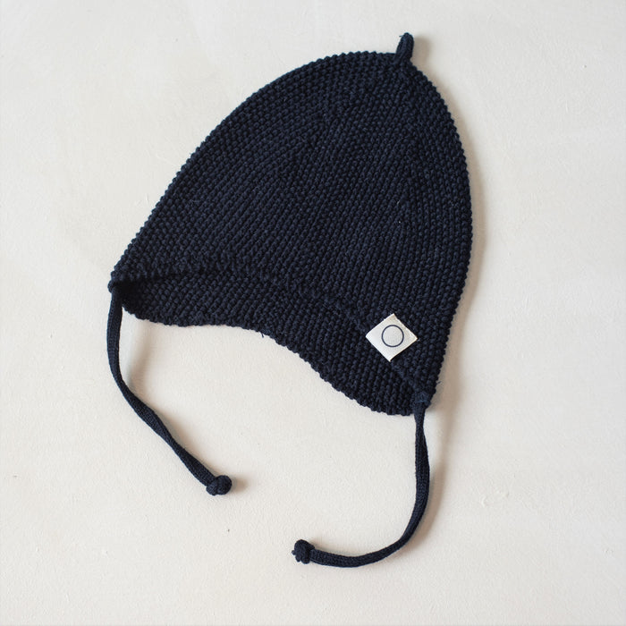 Knitted new born hat Navy