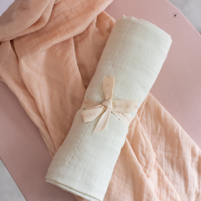 Colette muslin swaddles - 2 pack