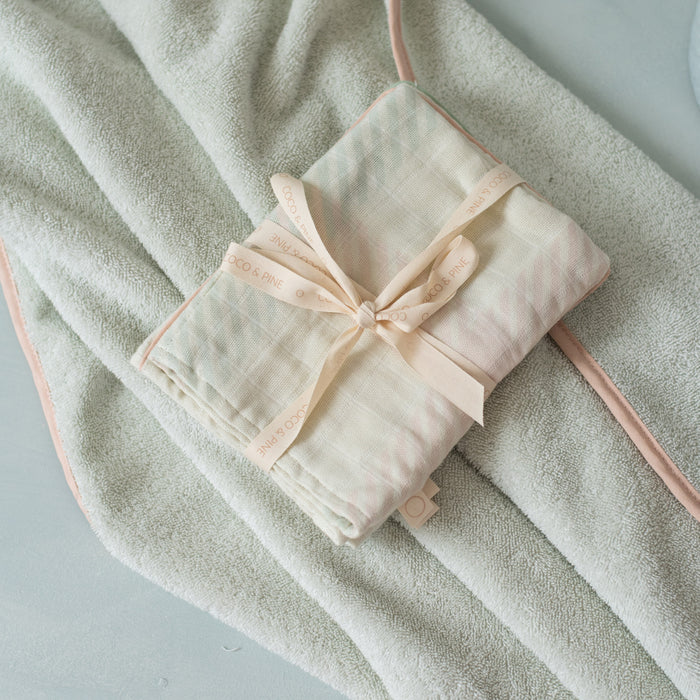 Colette muslin wash gloves