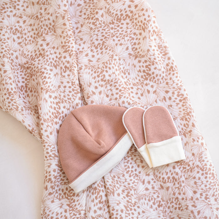 Billie Café Au Lait Newborn Hat