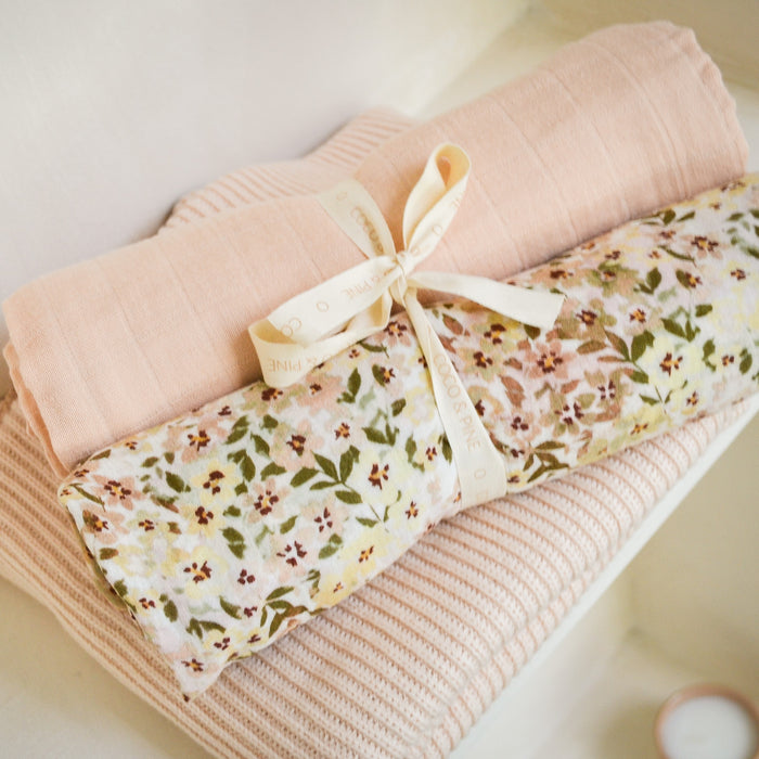 Frances muslin swaddles - 2 pack